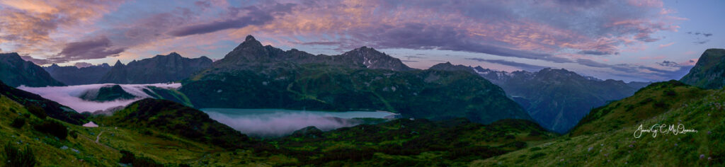 Austrian Mountain Panorama